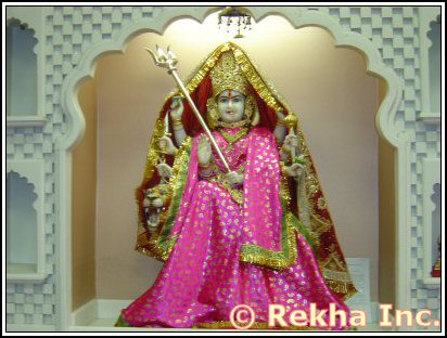 Durga Mata at Hindu Jain Temple - Image © PittsburghIndia.com.