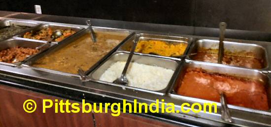Indian Buffet Counter Pittsburgh