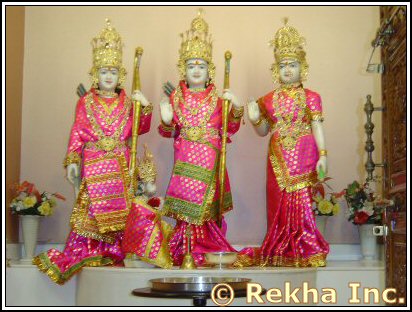 Ram Parivar at Hindu Jain Temple - Image © PittsburghIndia.com.