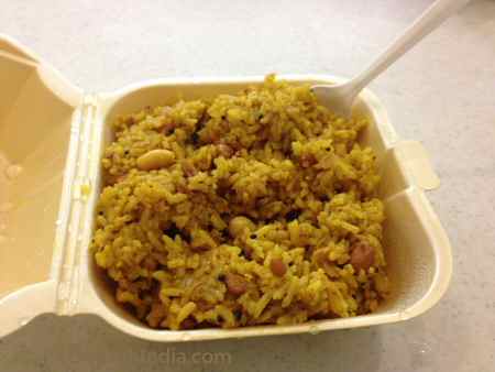 SV Temple Canteen Tamarind Rice© PittsburghIndia.com